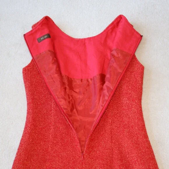 Beautiful vintage RUMI Tweed Wool blend A line mini dress made in Japan XS/S - Picture 4 of 7